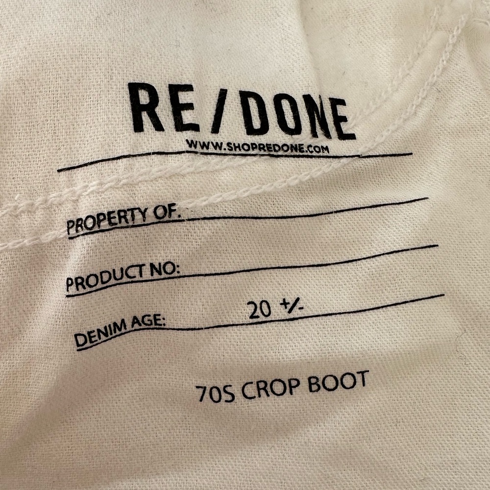 RE/DONE 70s Jeans White 29 - Picture 8 of 9